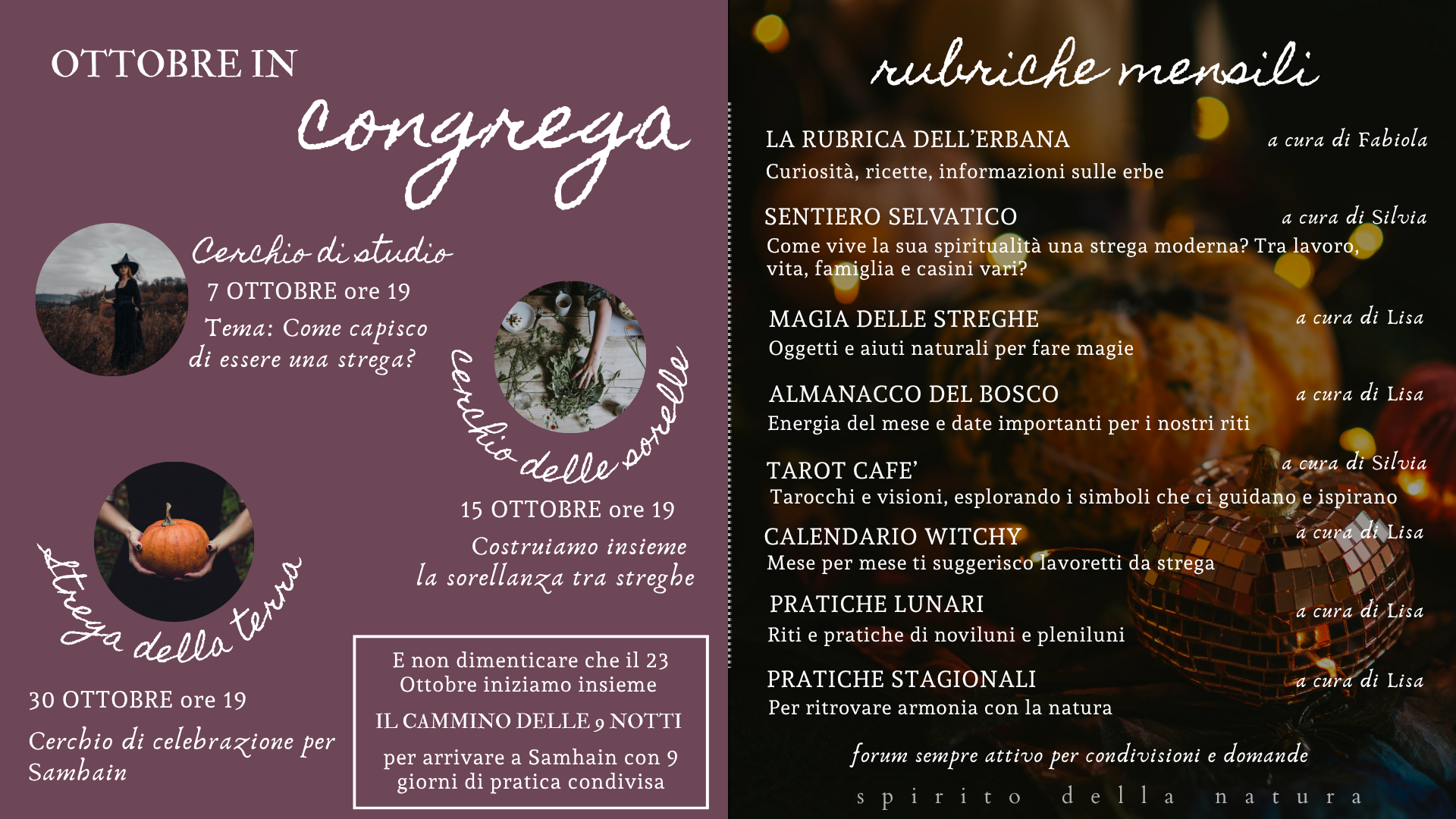 Programma Ottobre 2026